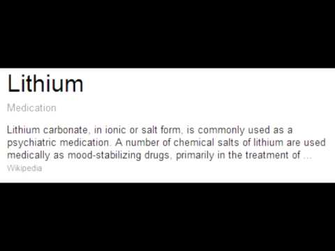 Lithium Medication Wiki