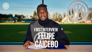 FELIPE CAICEDO | Exclusive first Inter TV Interview | #WelcomeFelipe #IMInter 🎙️⚫️🔵🇪🇨???? [SUB ENG]