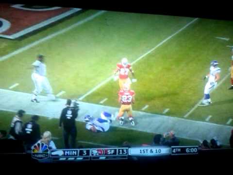 taylor mays big hit rose bowl 2009 taylor mays big hit rose bowl 2009