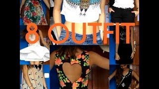 Haul con 8 Outfits (Ahaishopping, SheInside, Buy3a, Lovelywholesale, Favor21...)