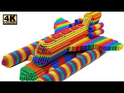 How To Make Nasa Space Ship From Magnetic Balls (Satisfying) | Magnet World Series