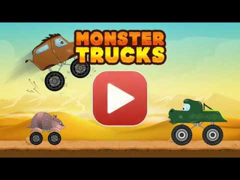 Monster Trucks car game for Kids - Abuzz - Fun Racing