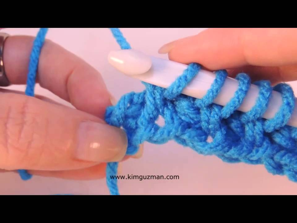 Tunisian Crochet: Honey Sweet Baby Blanket Part 1 of 3 - YouTube