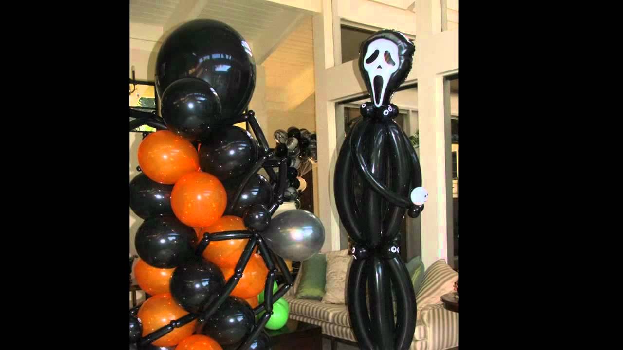 Halloween Balloon Decoration - YouTube