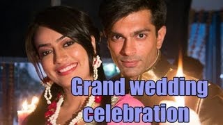 grand wedding celebration in qubool hai