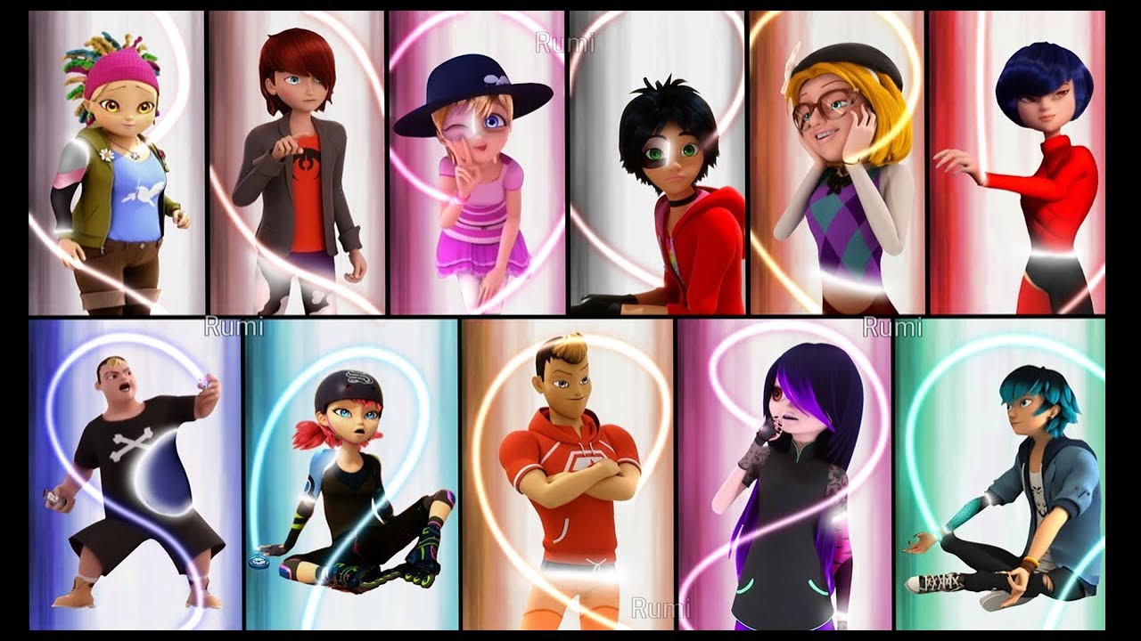 Miraculous,Ladybug,New,Heroes,Transformations🐞|All,Transformation,Miraculo...