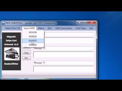 Msr USB Universal Software 1.0 - YouTube