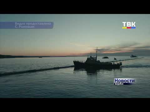 Первая ветка нового бердского водовода опустилась на дно Новосибирского водохранилища Первая ветка нового бердского водовода опустилась на дно Новосибирского водохранилища