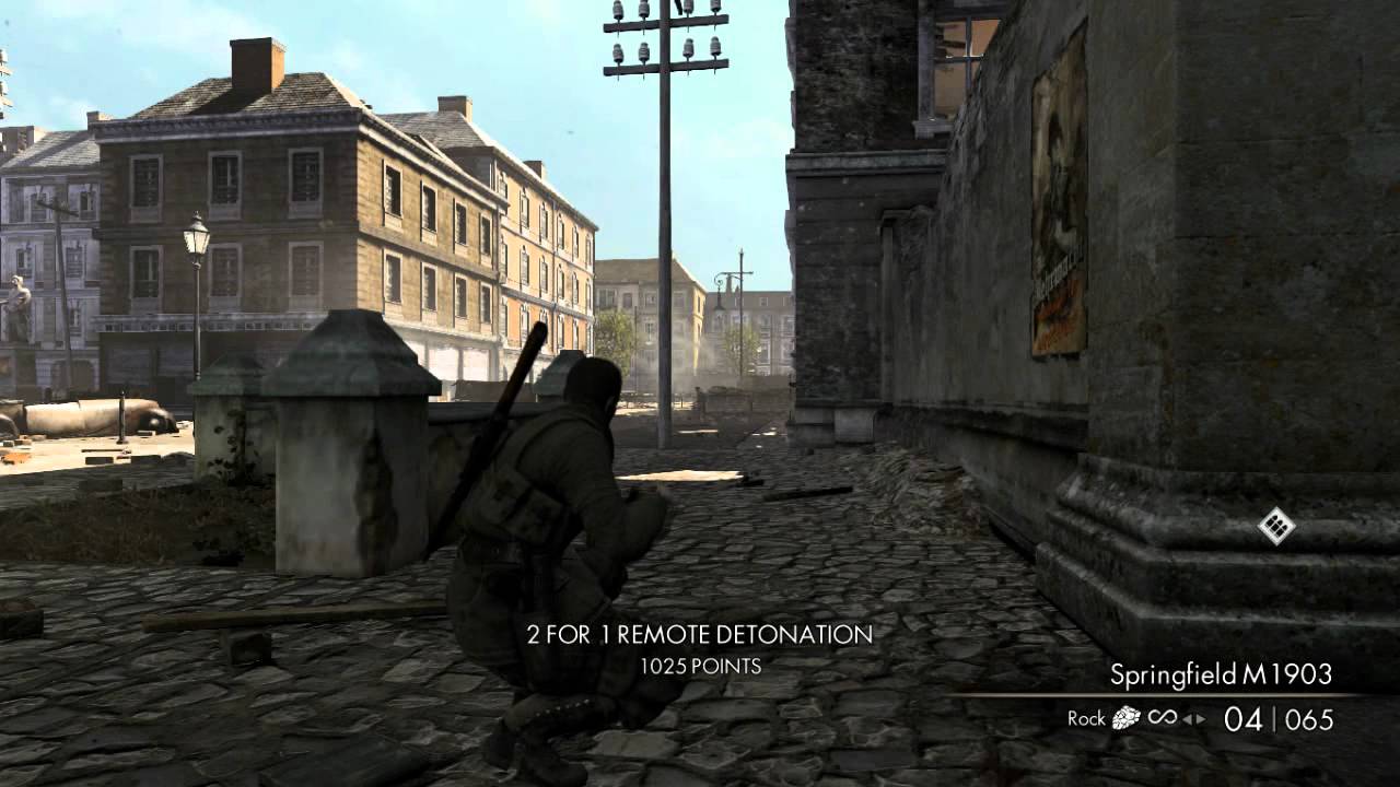 Sniper Elite V2 - Gameplay demo PC Modo Realista - YouTube