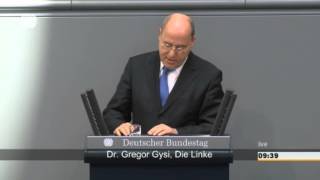 Gregor Gysi, DIE LINKE: Lassen Sie den Unsinn mit Sanktionen gegen Russland