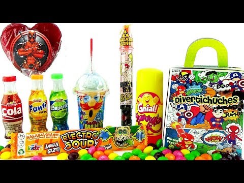 Download PROBANDO CHUCHES🍭RARAS Y CAJA SORPRESA DE DEADPOOL, SUPERHEROES MARVEL, EMOJIS Y MÁS