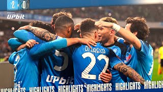 HIGHLIGHTS | Napoli - Atalanta 2-0 | Serie A - 26ª giornata