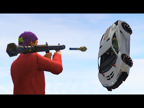 PLATFORM ROCKET DEFENSE! (GTA 5 Funny Moments)