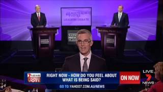 Seven News - 'Rudd vs Abbott' 2013 Leaders Debate - 11/8/2013