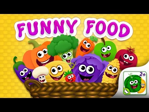 Funny Food Games for Toddlers! (EN OLD) / English Games