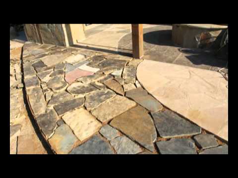 How to make a crushed granite patio - YouTube