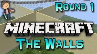 Minecraft: The Walls Best of Three w/Mitch & Friends! Round One!