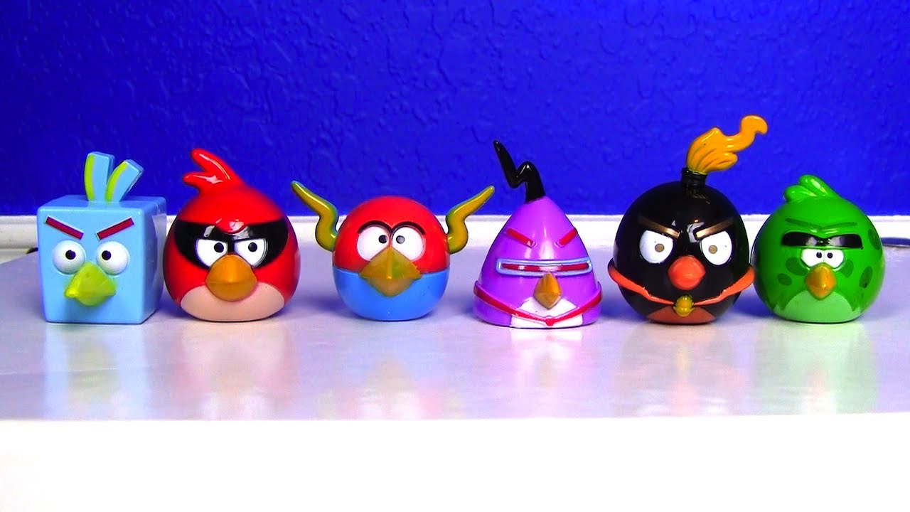 AWESOME Angry Birds SPACE toy with red LASER!!!  YouTube