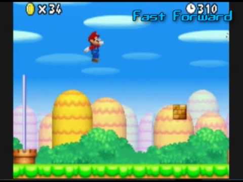 DeSmuME Wii r148 - New Super Mario Bros. on Wii DS Emulator - YouTube