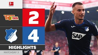 6 Goals, 2 Penalties And A Red Card! | UNION BERLIN — HOFFENHEIM | HL | MD 3 – Bundesliga 2025/26