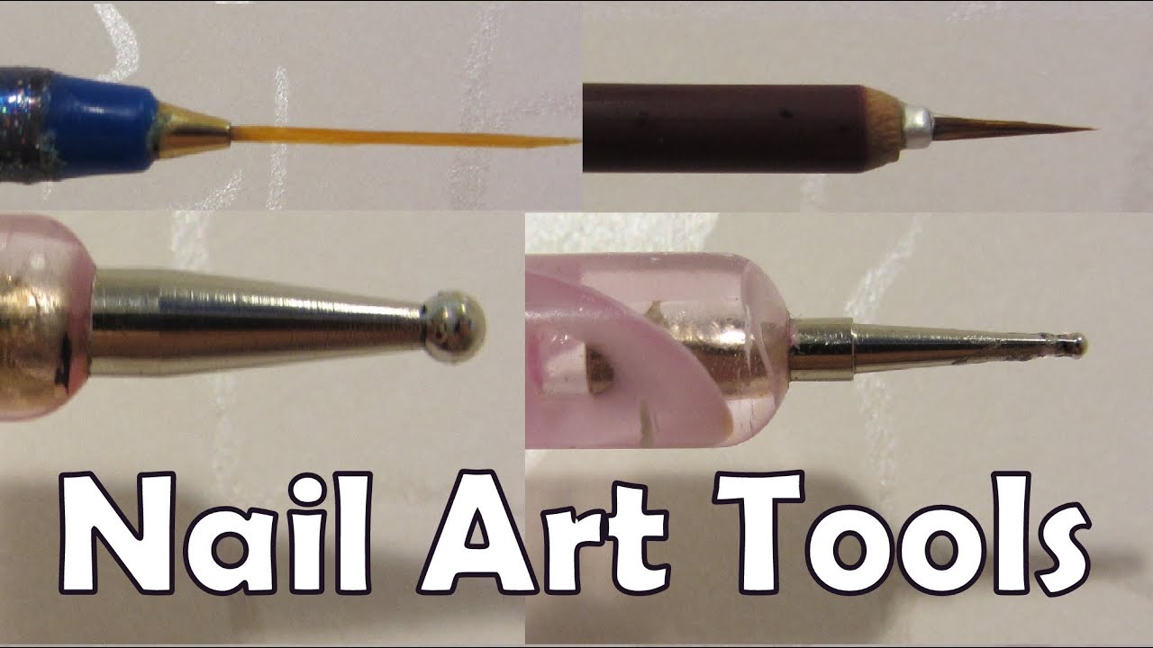 How To Make Your Own Nail Art Tools At Home - YouTube