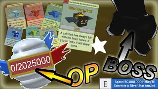 Video 2million Backpack Silver Amulet Gifted Egg Boss Roblox Bee