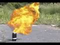 Diet Coke + Mentos LITERALLY EXPLODES WITH FIRE!!!