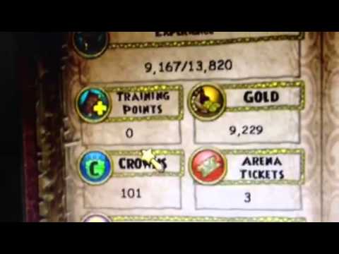 Wizard 101: how to get training points - YouTube