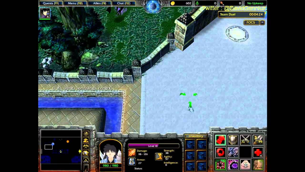 fight of characters warcraft 3