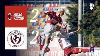 Longo and Jiménez on the scoresheet in draw | Milan Futuro 2-2 Arezzo | Highlights Serie C