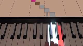 Piano projections help you play a tune