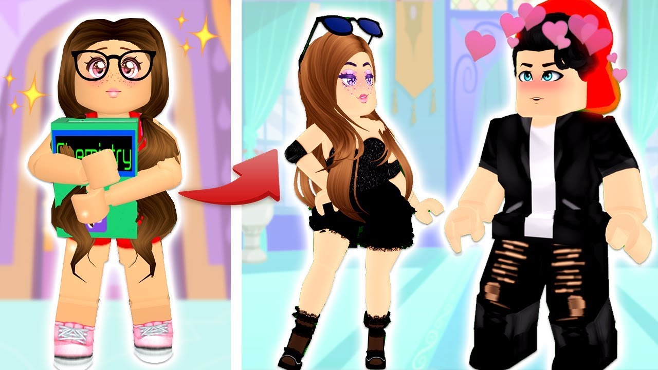 THEY TURNED THE NERD INTO A MODEL! Royale High Roblox Rolepl