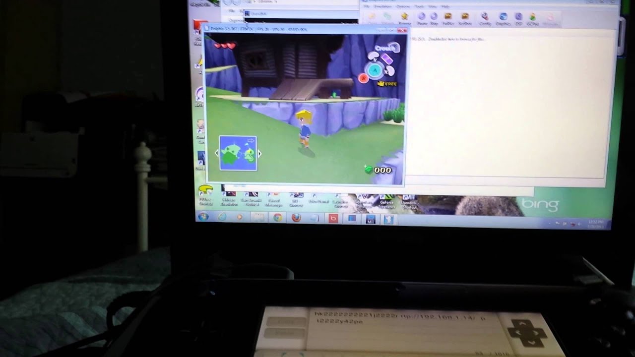 Wii u gamepad on dolphin emulator - YouTube