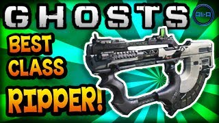 Call of Duty: Ghost "THE RIPPER" - BEST CLASS SETUP! (New Gun) - COD Ghosts Gameplay