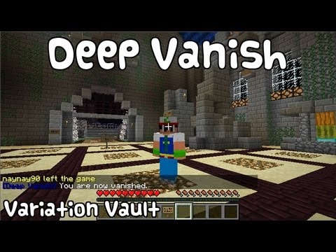 Minecraft Bukkit Plugin - Deep Vanish - Go invisible! - YouTube