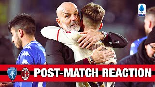 Pioli and Saelemaekers post-match reactions | Empoli v AC Milan
