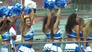 Napoli - Msc Cup, applausi per Higuain e le cheerleaders azzurre  (09.08.13)