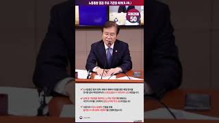 노동동향 점검 주요 기관장 회의 개최.