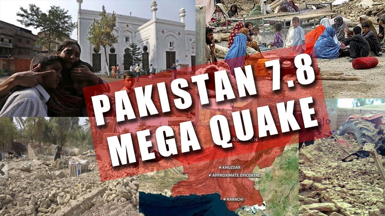 POWERFUL!! 7.8 MEGA-QUAKE Aftershocks PAKISTAN / IRAN 825 Dead NEW ISLAND FORMED