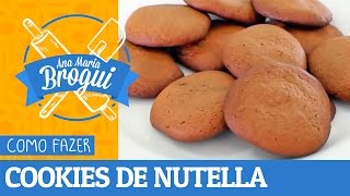 Ana Maria Brogui #113 - Como fazer Cookies de Nutella (apenas 3 ingredientes)