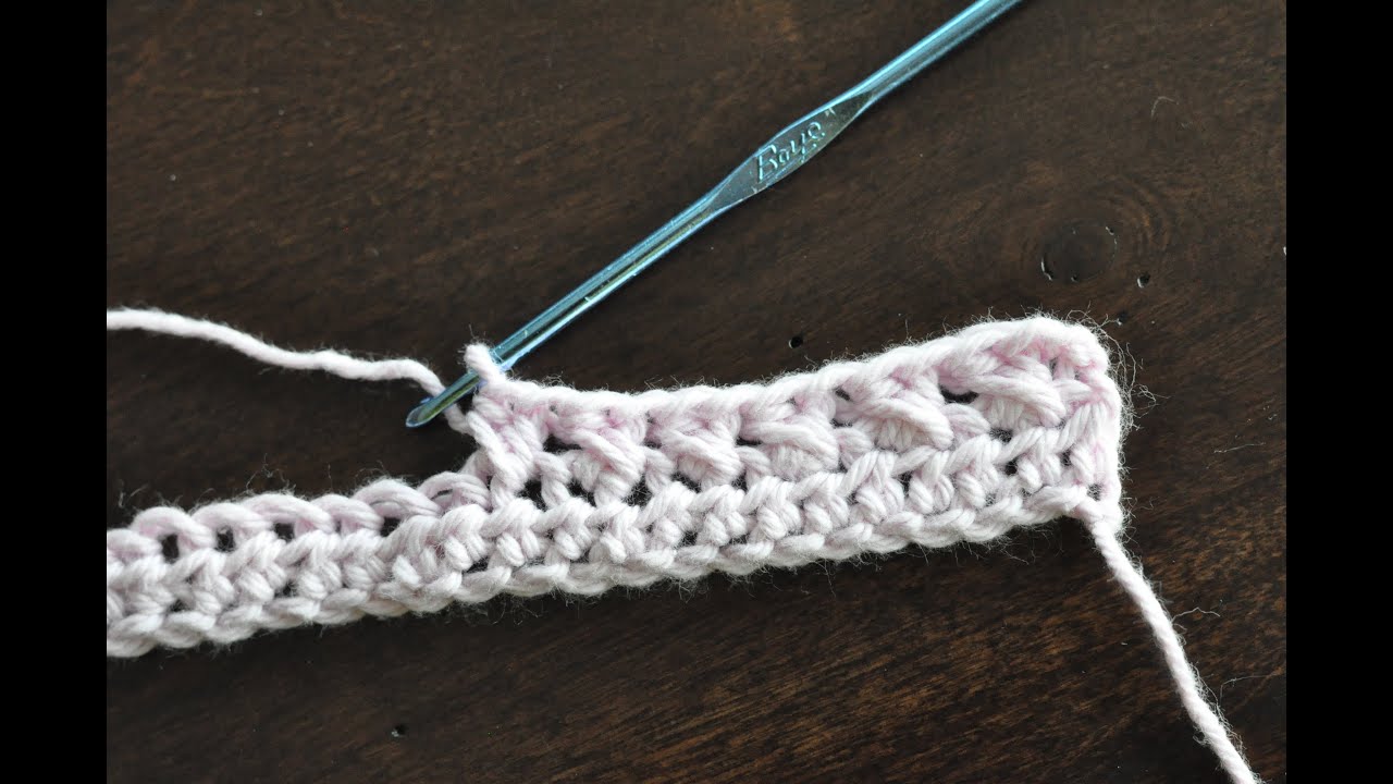 How To Crochet a Hdc Cross Stitch - YouTube