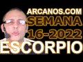 Video Horscopo Semanal ESCORPIO  del 10 al 16 Abril 2022 (Semana 2022-16) (Lectura del Tarot)