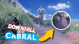 Andei na pista de Downhill do Cabral