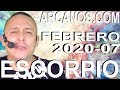 Video Horóscopo Semanal ESCORPIO  del 9 al 15 Febrero 2020 (Semana 2020-07) (Lectura del Tarot)