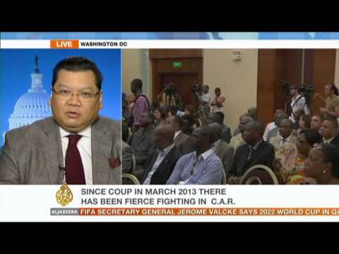 J. Peter Pham, Africa Center director of the Atlantic Council discusses Michel Djotodia\'s fall from power.