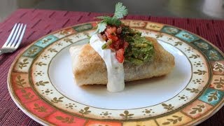 Chicken Mushroom Chimichanga - How to Make a Chimichanga (Oven Fried Burrito)