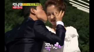 [RM 163 | 130915] Gary kissed Song Ji Hyo on the cheeks! ♥