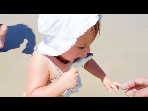 BEST FUNNY BABIES MEET FISH FOR THE FIRST TIME #2 | Funny Babies And Animals Videos Compilation