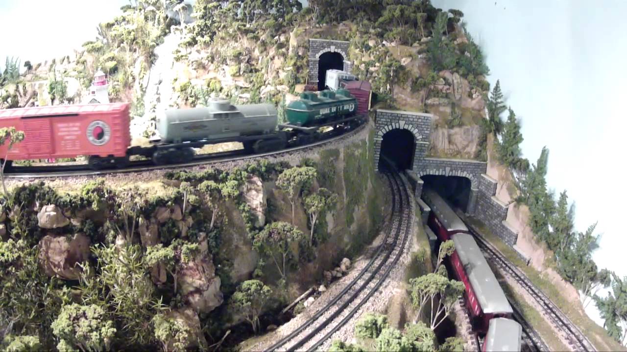  Jersey Line O Guage Lionel Rail Transport Model Train Layout - YouTube
