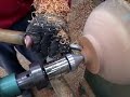Lyle on Woodturning Under the Foot of a Bowl